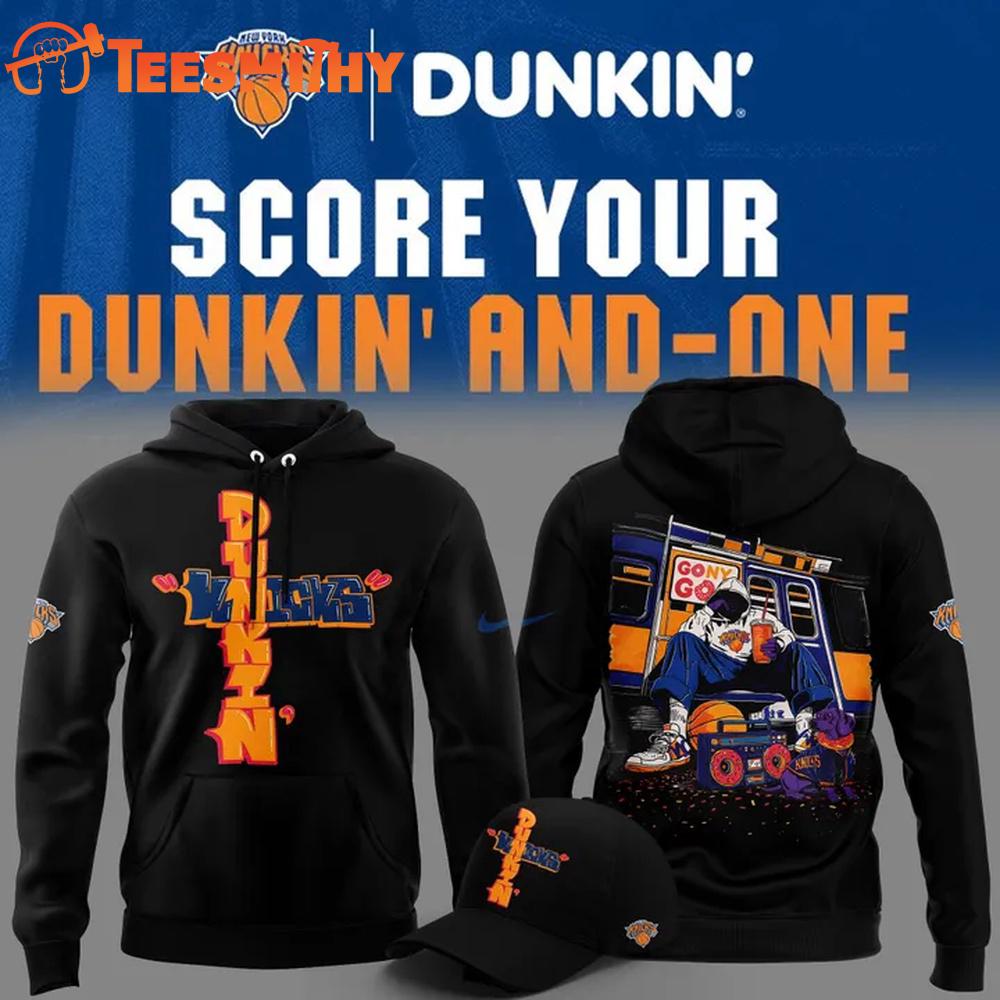New York Knicks x Dunkin’ 2026 Special New Black Hoodie