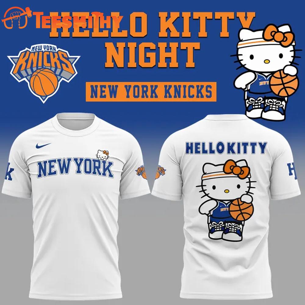 New York Knicks x Hello kitty Limited Edition 2026 T Shirt