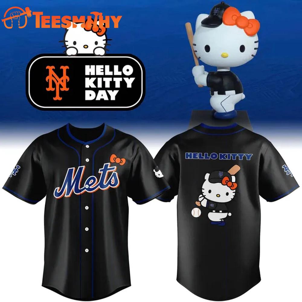 New York Mets 2026 Hello Kitty Day Limited Edition Baseball Jersey