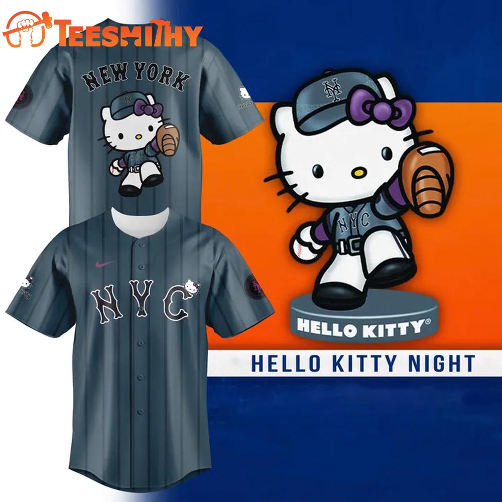 New York Mets 2026 x Hello Kitty Special Edition Baseball Jersey