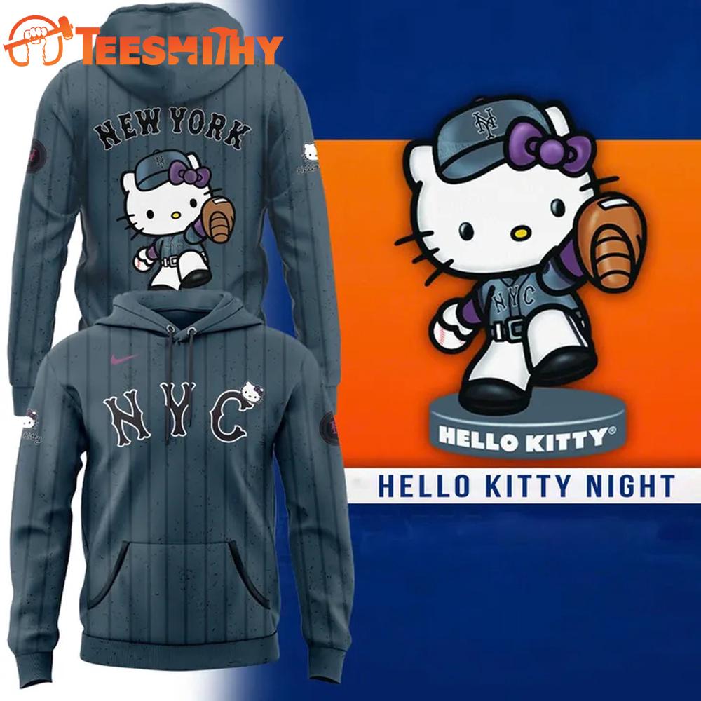 New York Mets 2026 x Hello Kitty Special Edition Hoodie Shirt