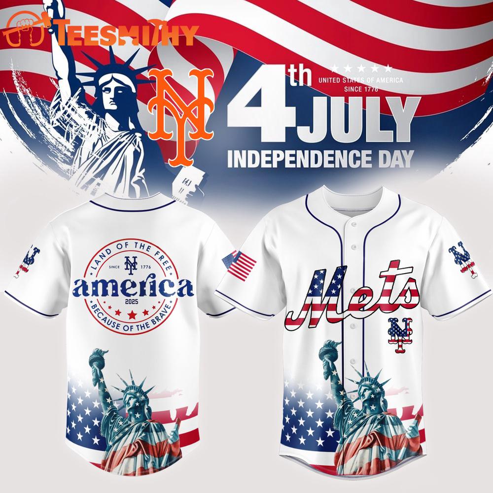 New York Mets Special Independence Day Limited Edition Baseball Jersey