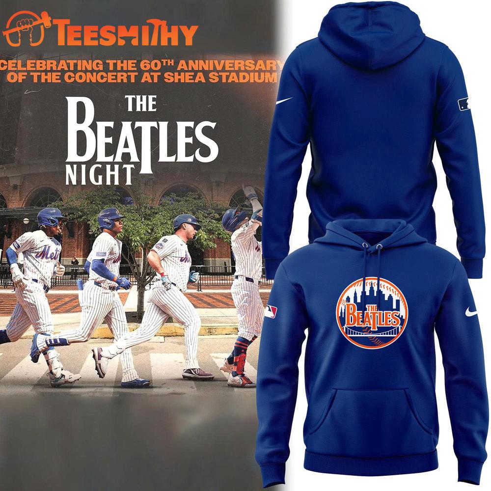 New York Mets The Beatles 2025 Hoodie Shirt