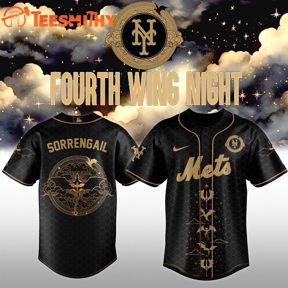 New York Mets x Fourth Wing Night SORRENGAIL 2026 Baseball Jersey