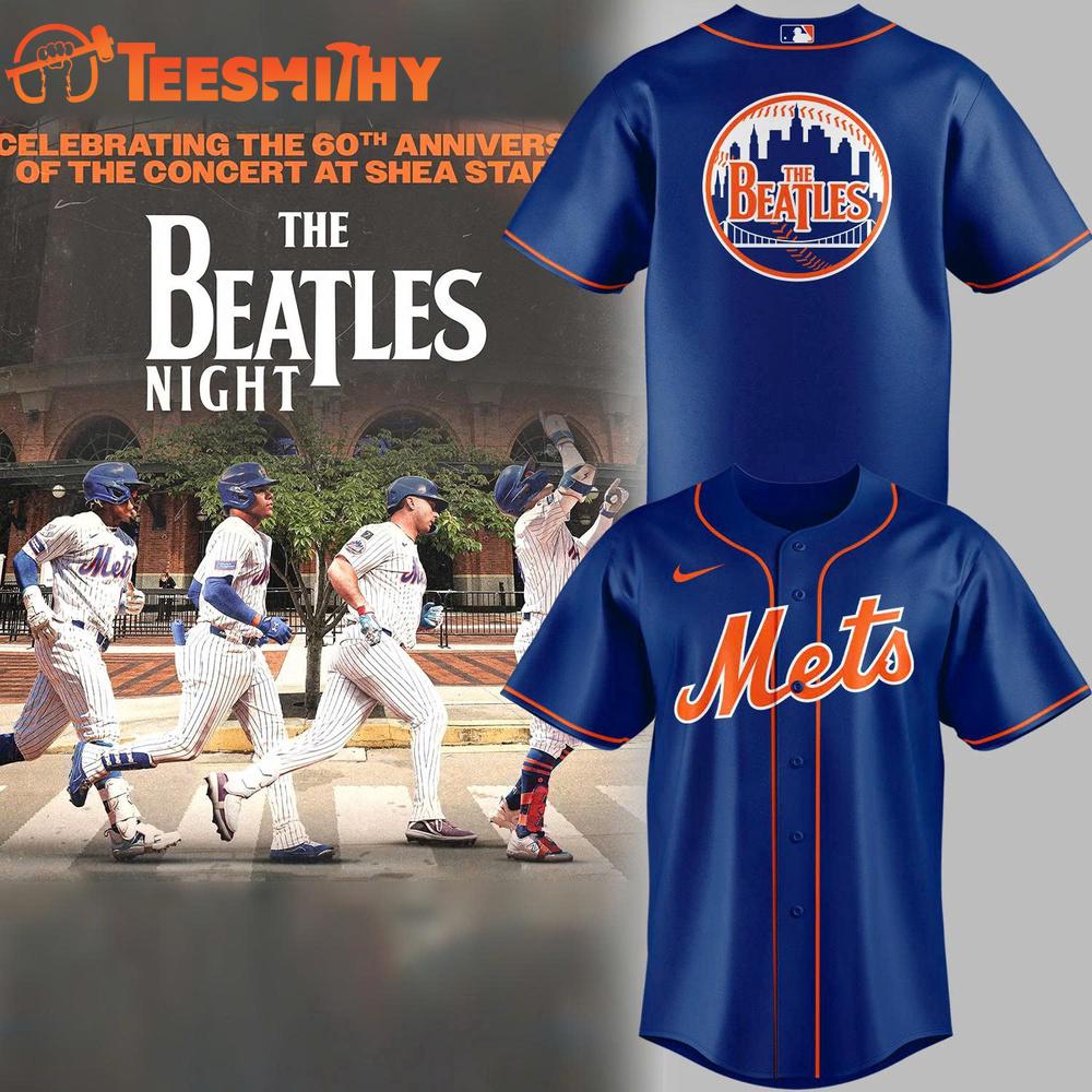 New York Mets x The Beatles 2025 Limited Editions Baseball Jersey