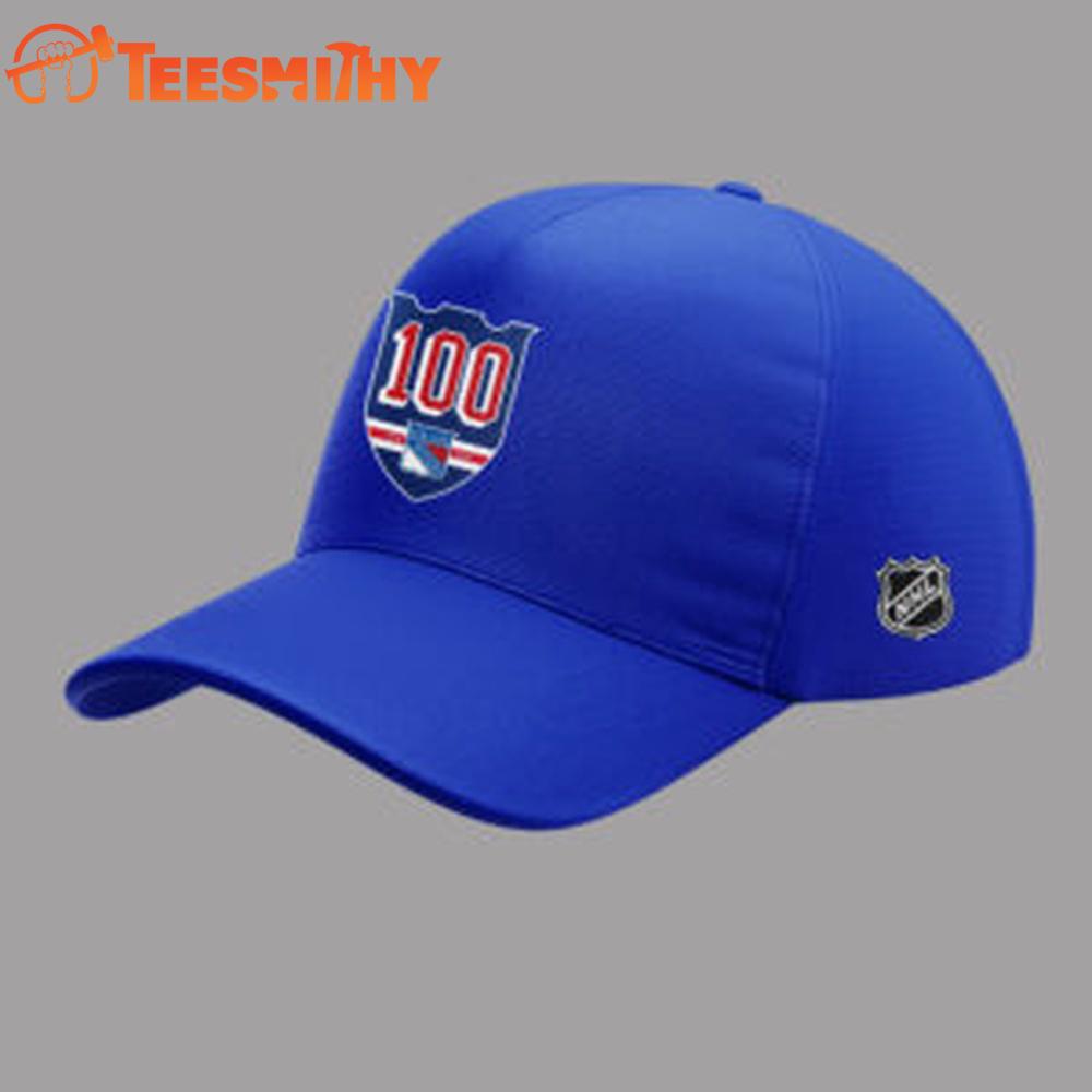 New York Rangers Centennial 100 Season Baseball Cap