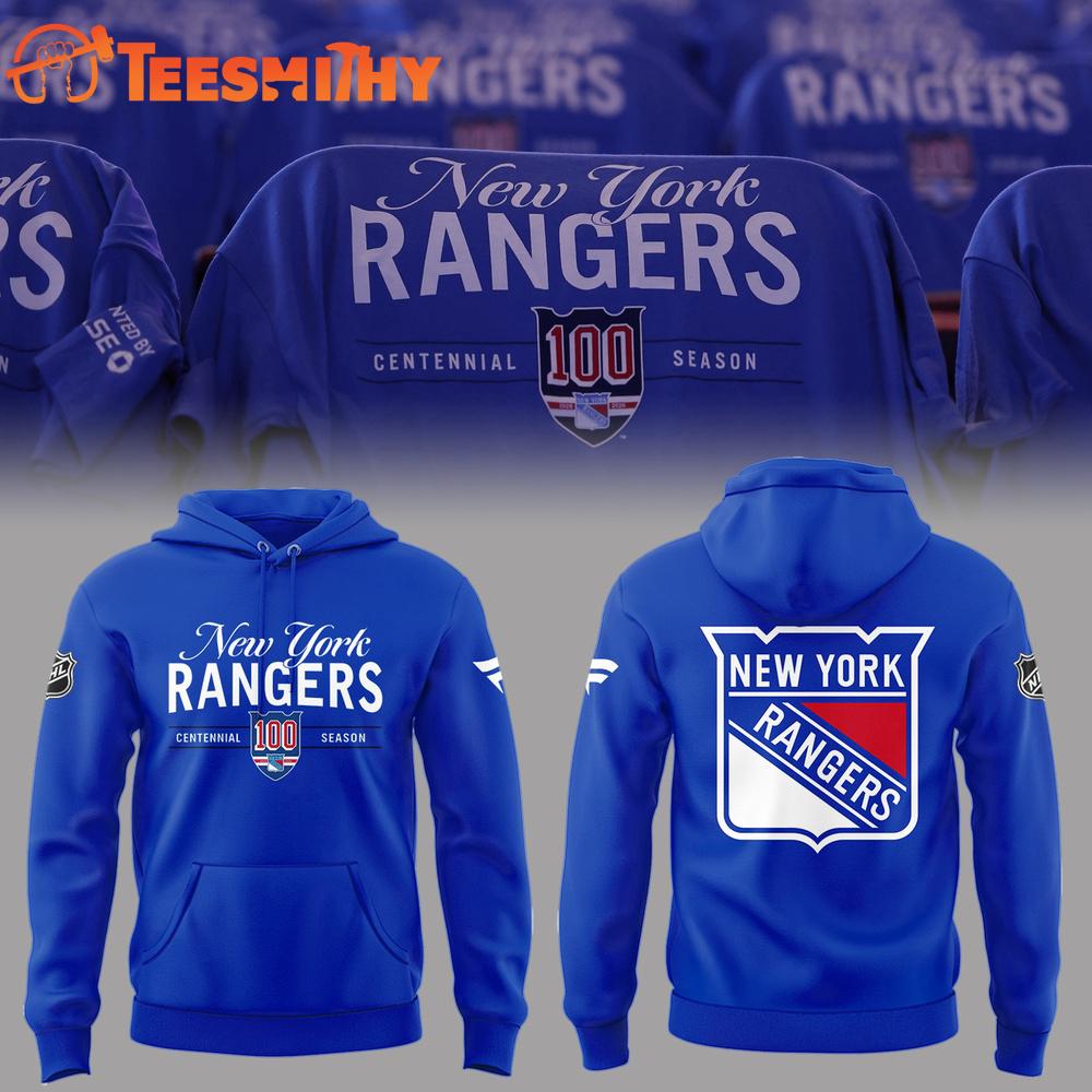 New York Rangers Centennial 100 Season Hoodie Shirt New York Rangers Centennial 100 Season Hoodie Shirt