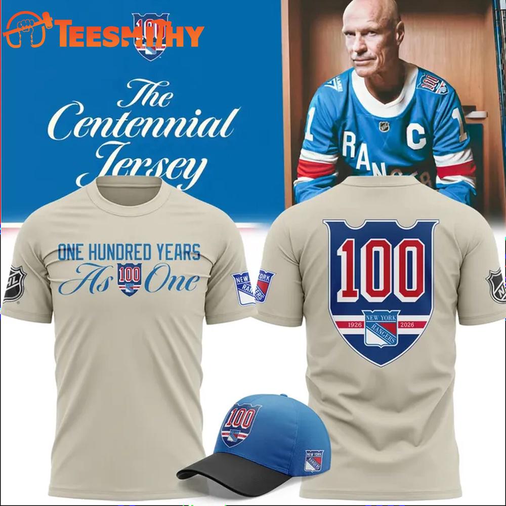 New York Rangers Centennial 2025-2026 T Shirt