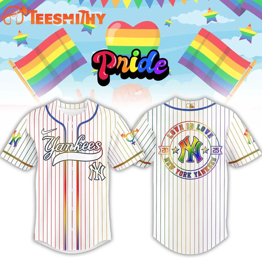 New York Yankees 2026 MLB Lgbt Pride Baseball Teams Jersey Shirt