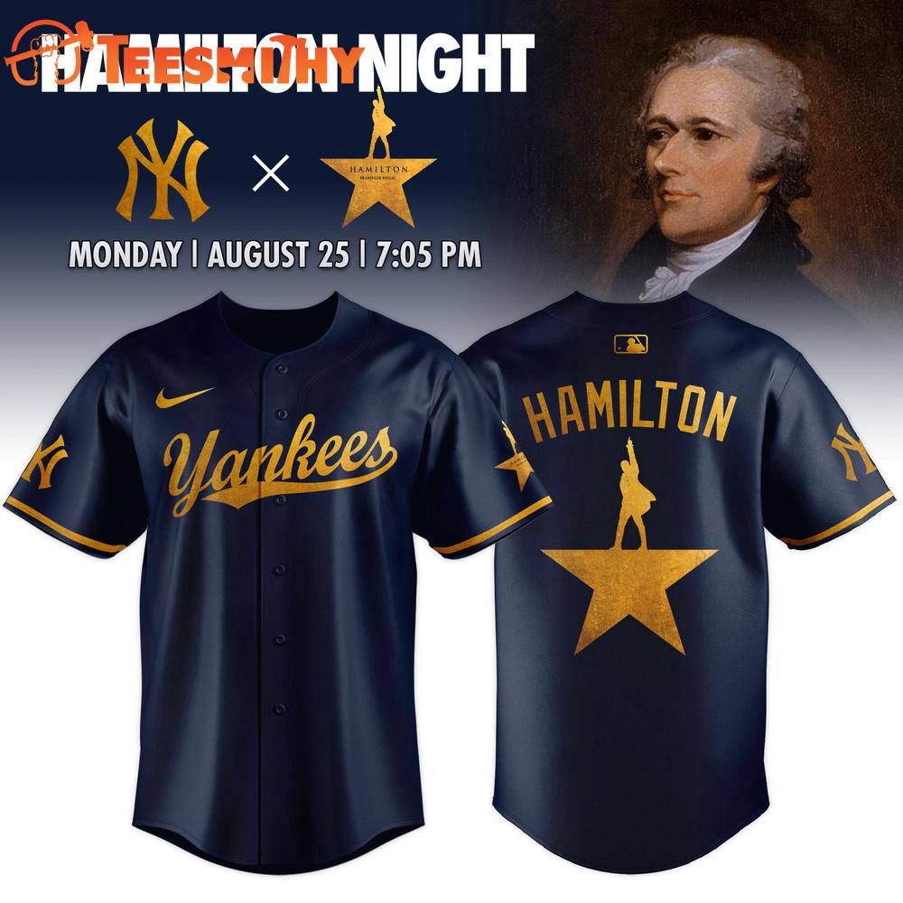 New York Yankees MLB x Hamilton Night 2025 Baseball Jersey New York Yankees MLB x Hamilton Night 2025 Baseball Jersey