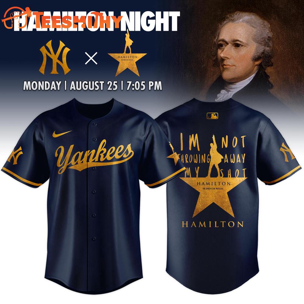 New York Yankees MLB x Hamilton Night 2025 Limited Jersey Shirt New York Yankees MLB x Hamilton Night 2025 Limited Jersey Shirt