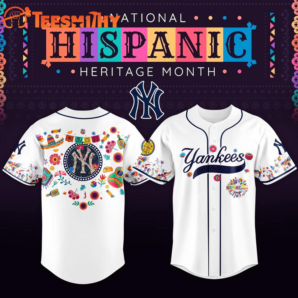New York Yankees x Hispanic Heritage Specail Edition Custom Baseball Jersey