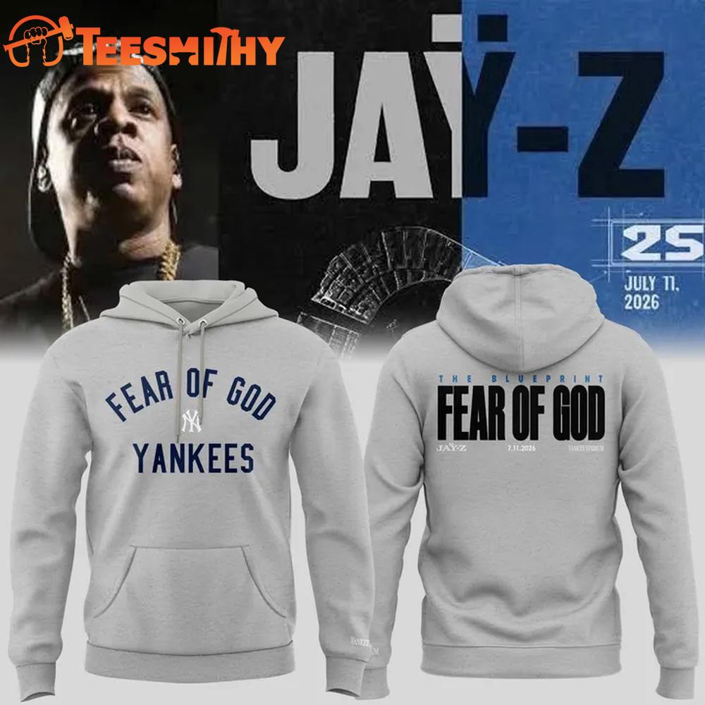 New York Yankees x Jayz 2026 Fear Of God All Over Print Hoodie