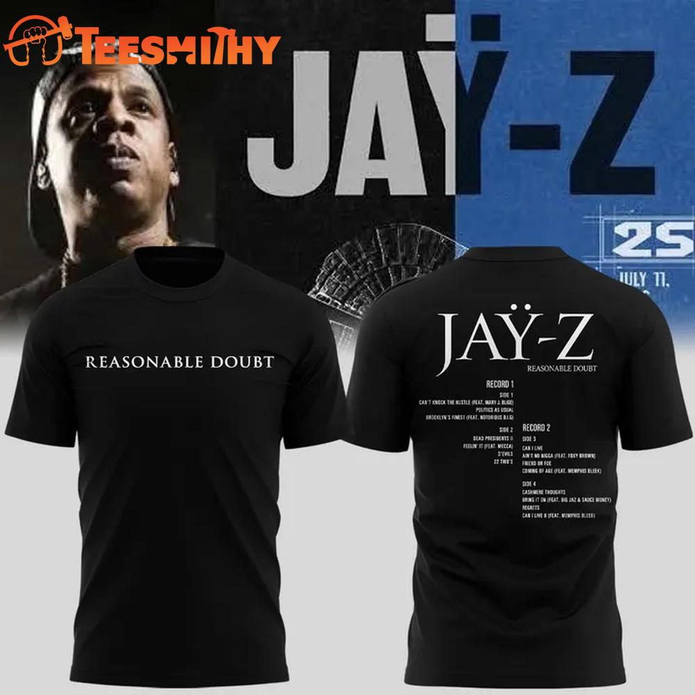 New York Yankees x Jayz 2026 Reasonable Doubt T Shirt