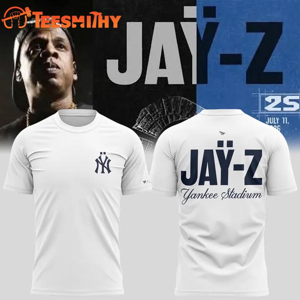 New York Yankees x Jayz Fear Of God 2026 White T Shirt