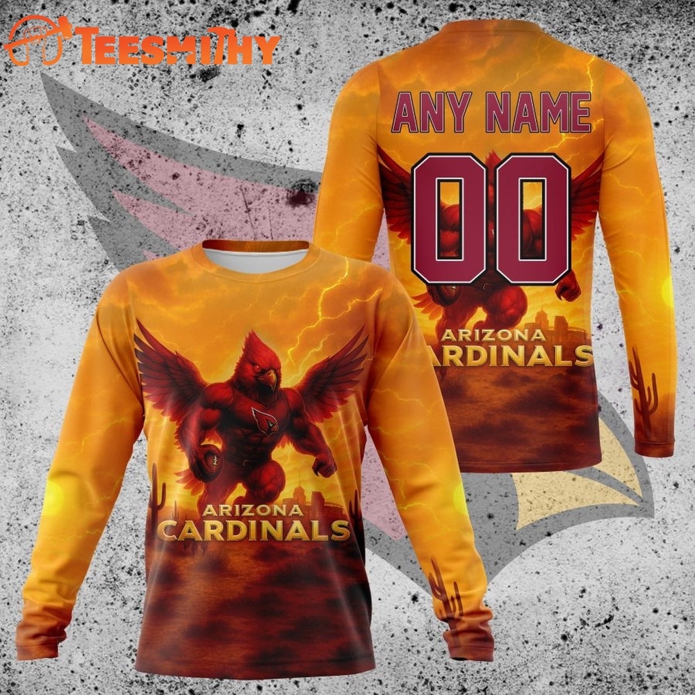 NFL Arizona Cardinals Special Realistic Design Hoodie, T Shirt, Sweatshirt 2
