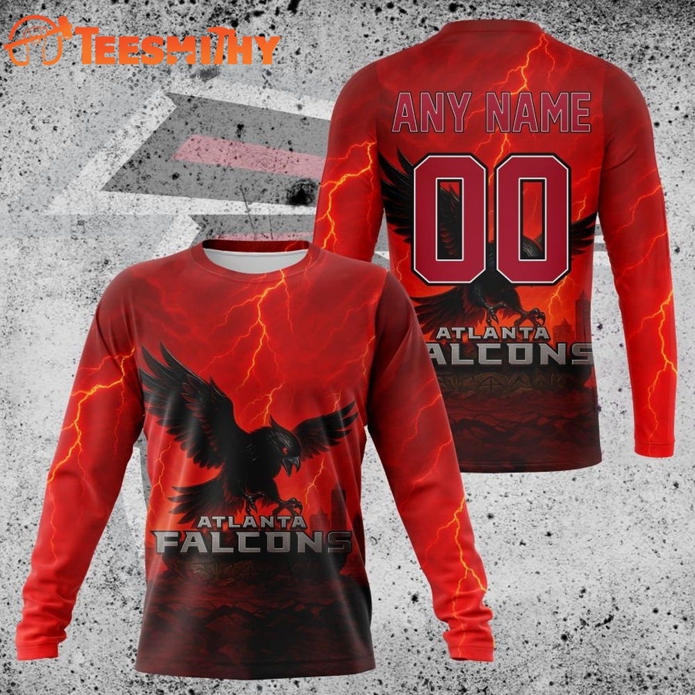 NFL Atlanta Falcons Special Realistic Design Hoodie, T Shirt, Sweatshirt 2