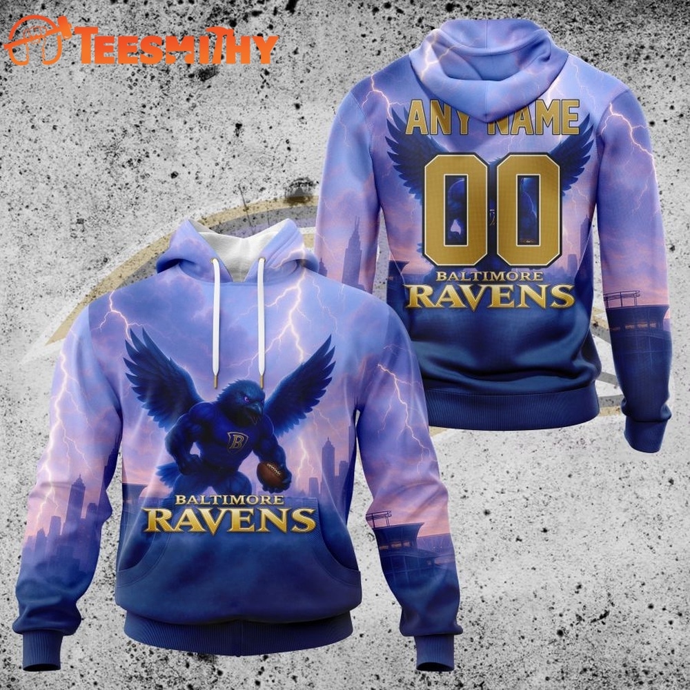 Home 7 NFL Baltimore Ravens Special Realistic Design Hoodie, T Shirt, Sweatshirt 1