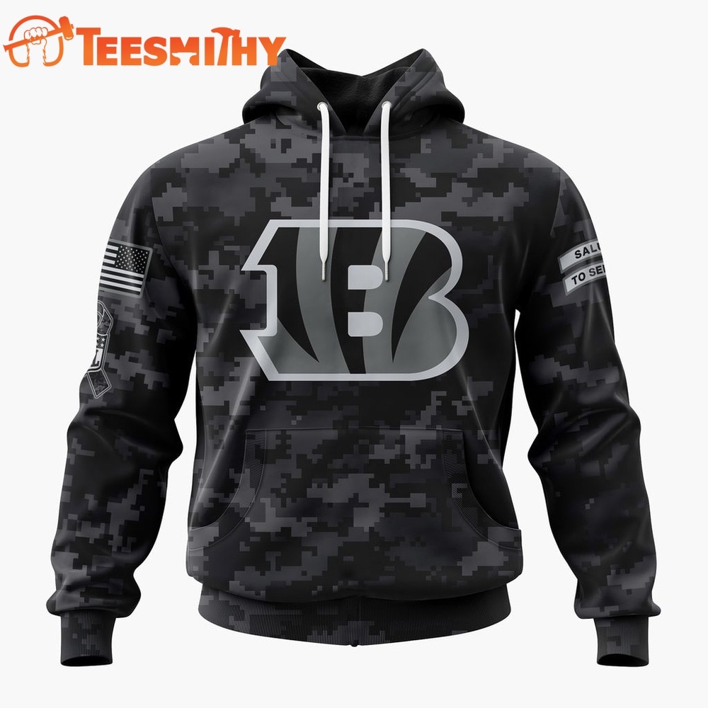Home 15 NFL Cincinnati Bengals Special 2026 27 Salute To Service Design Hoodie, T Shirt, Sweatshirt 1