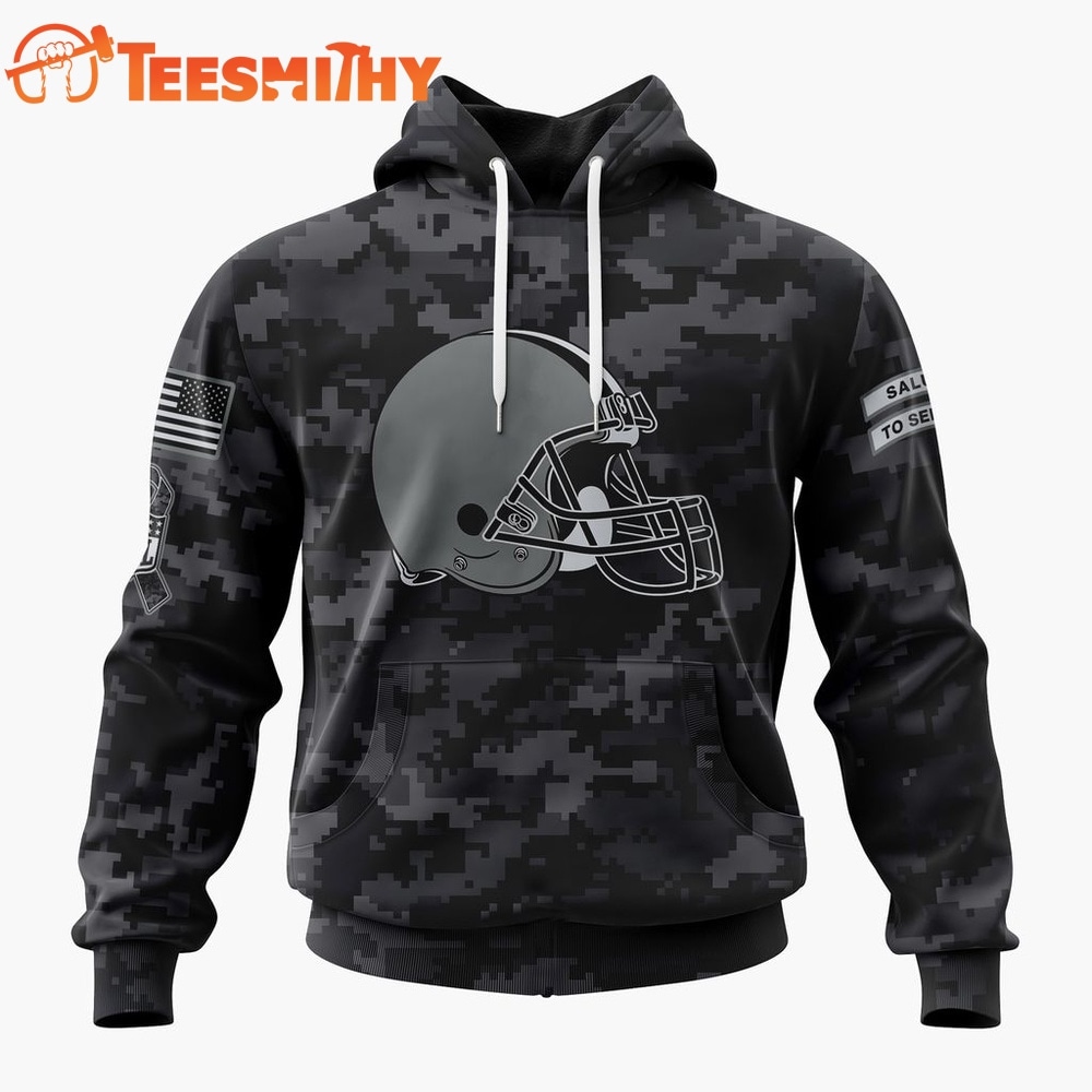 Home 17 NFL Cleveland Browns Special 2026 27 Salute To Service Design Hoodie, T Shirt, Sweatshirt 1