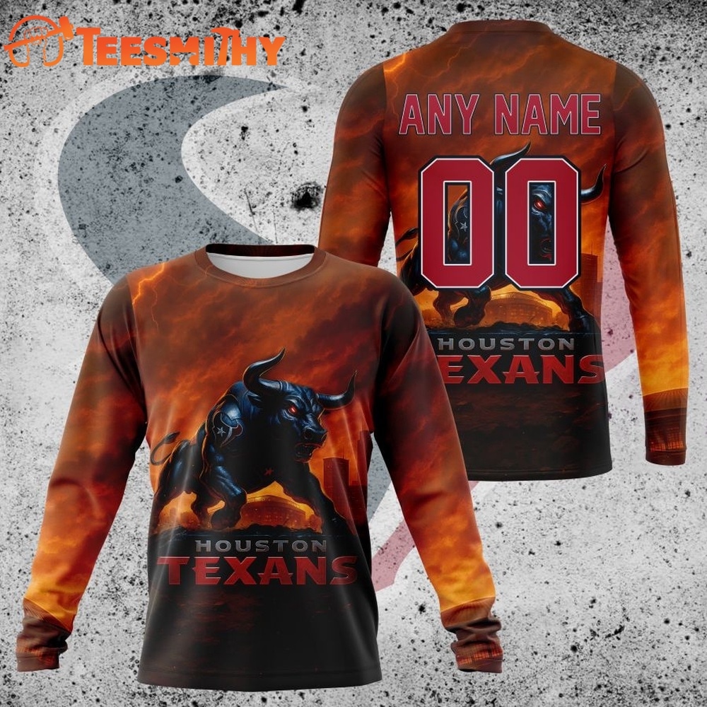NFL Houston Texans Special Realistic Design Hoodie, T Shirt, Sweatshirt 2