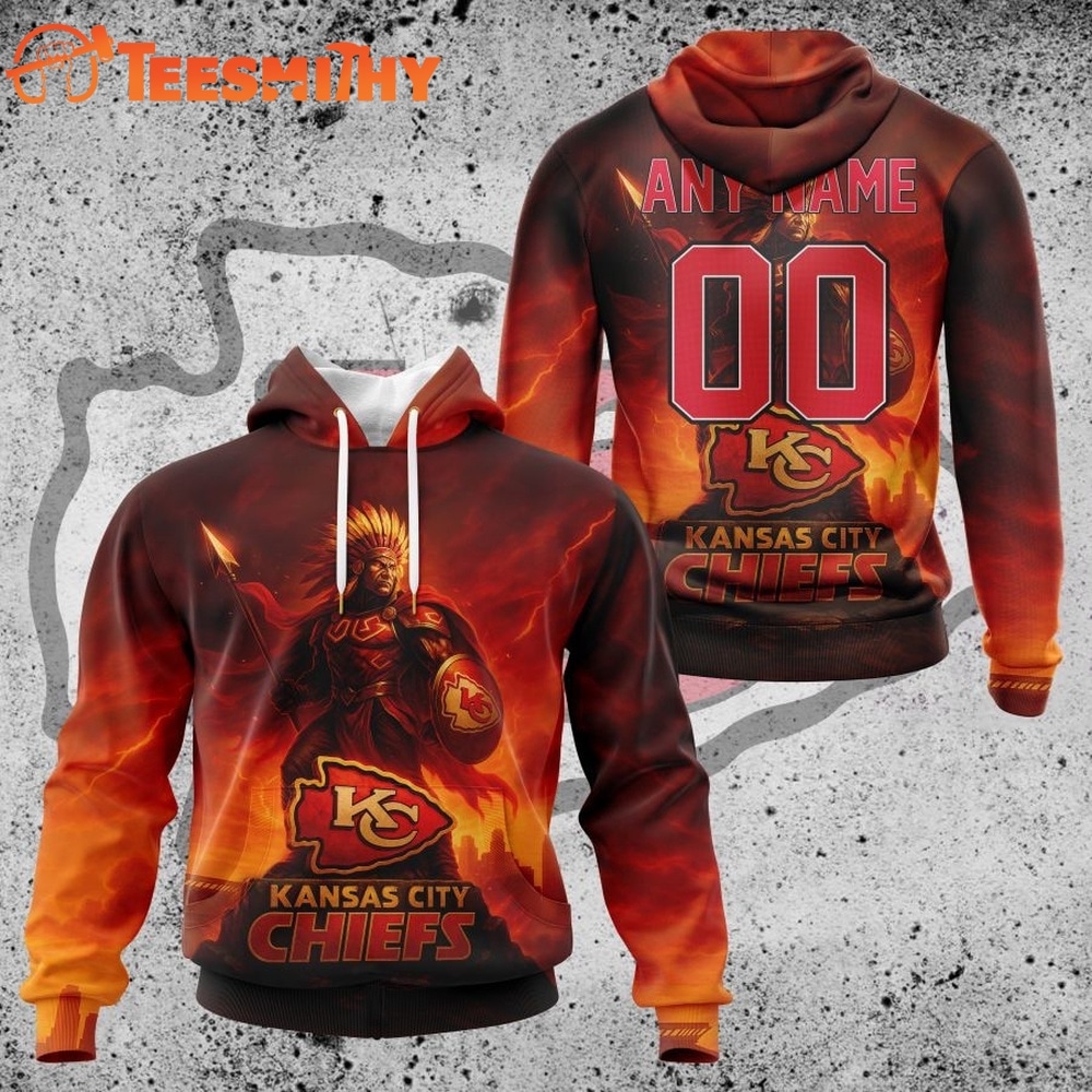 NFL Kansas City Chiefs Special Realistic Design Hoodie, T Shirt, Sweatshirt 1