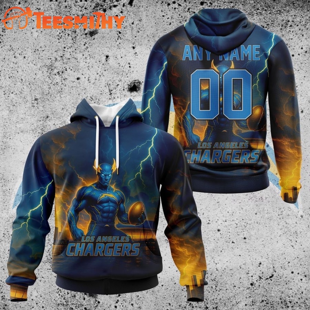 NFL Los Angeles Chargers Special Realistic Design Hoodie, T Shirt, Sweatshirt 1