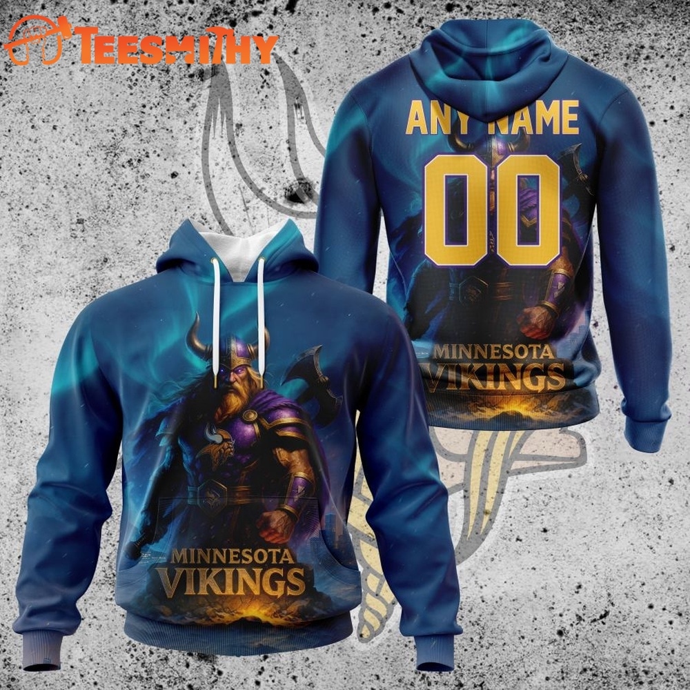 NFL Minnesota Vikings Special Realistic Design Hoodie, T Shirt, Sweatshirt 1