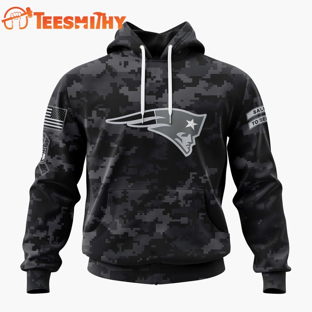 NFL New England Patriots Special 2026 27 Salute To Service Design Hoodie, T Shirt, Sweatshirt 1