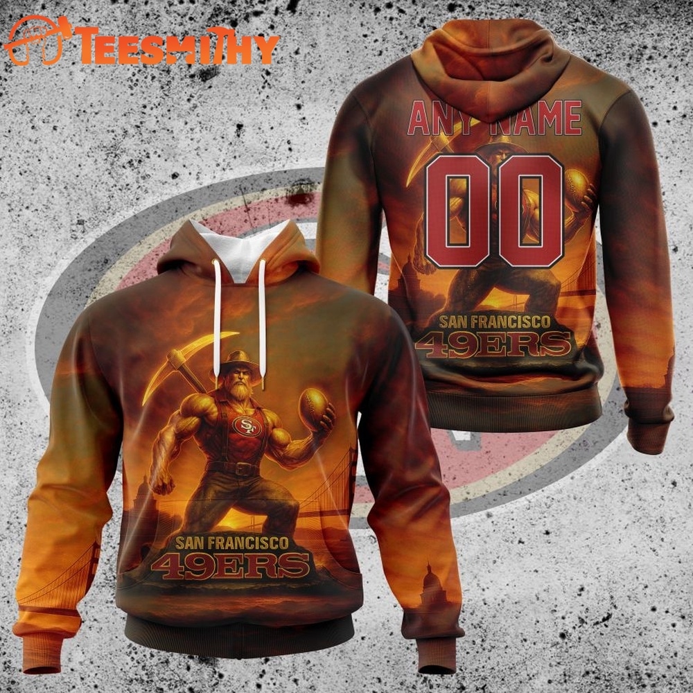 NFL San Francisco 49ers Special Realistic Design Hoodie, T Shirt, Sweatshirt 1