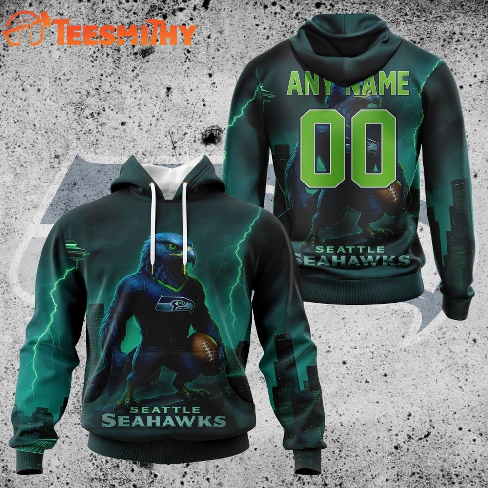 NFL Seattle Seahawks Special Realistic Design Hoodie, T Shirt, Sweatshirt 1