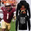 Nick Can’t Save Them Tommy Castellanos Florida State Seminoles Graphic 2025 Black Hoodie
