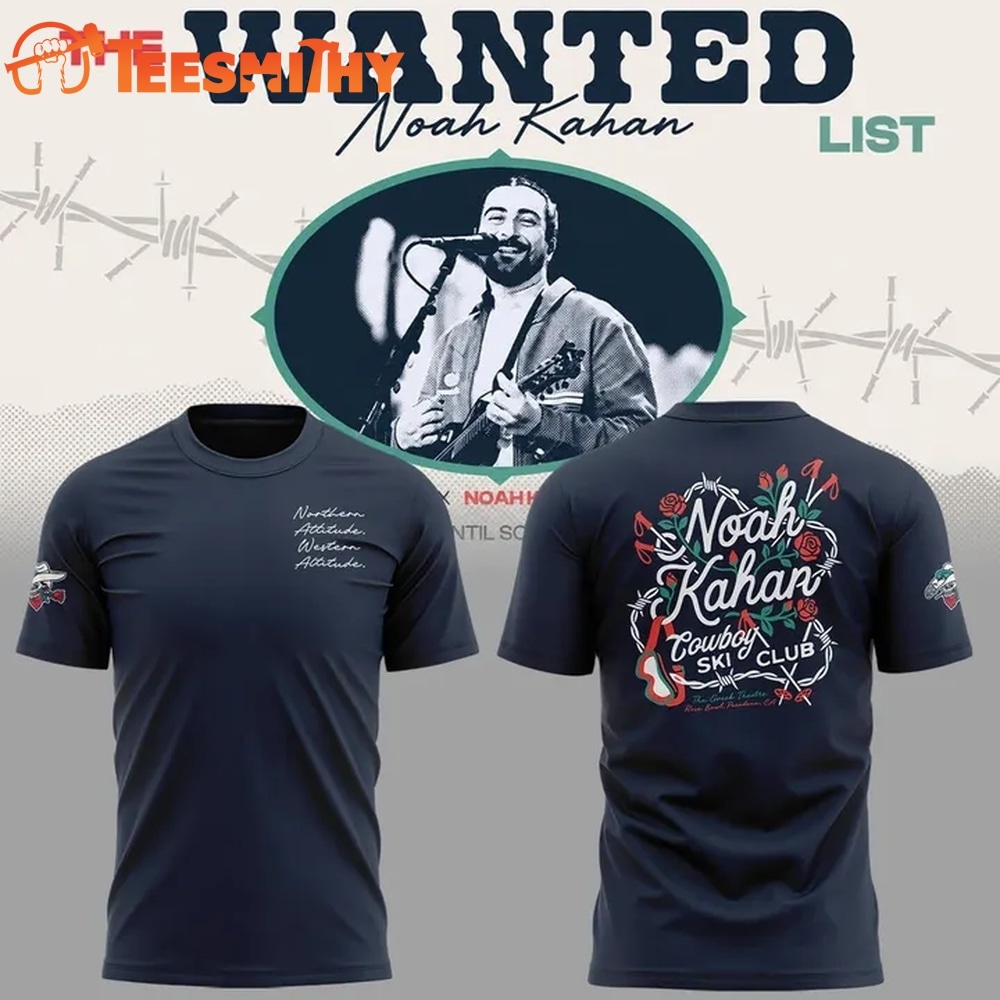 Noah Kahan The Great Divide Tour 2026 3D Shirt