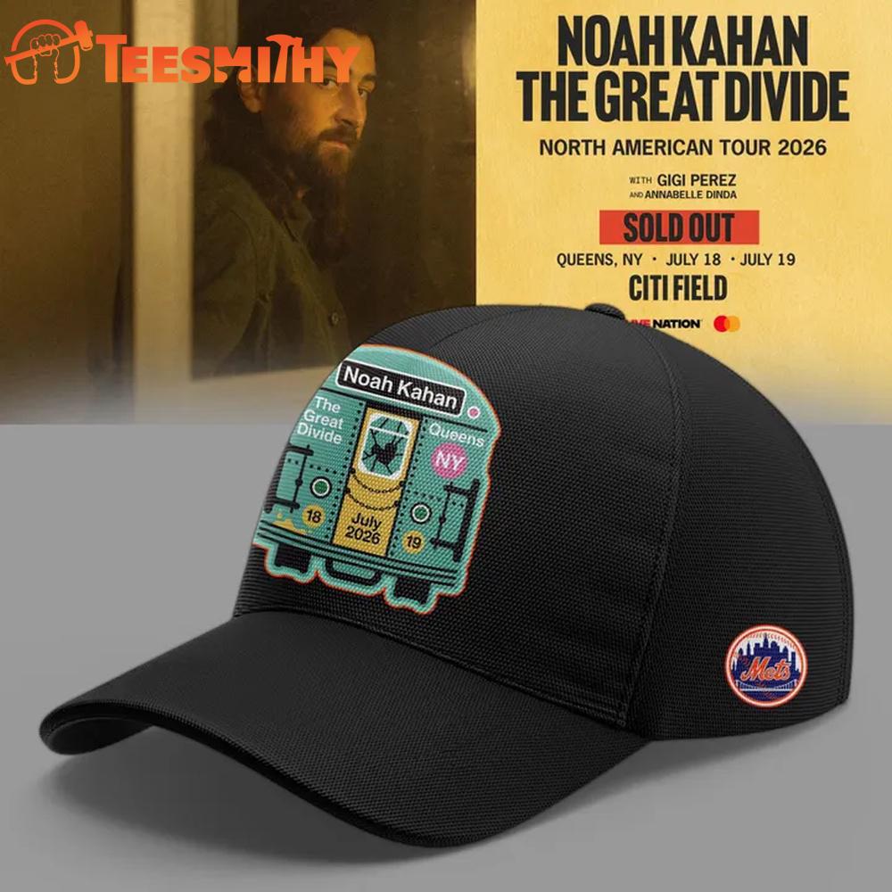Noah Kahan x New York Mets The Great Divide Tour 2026 Exclusive Cap