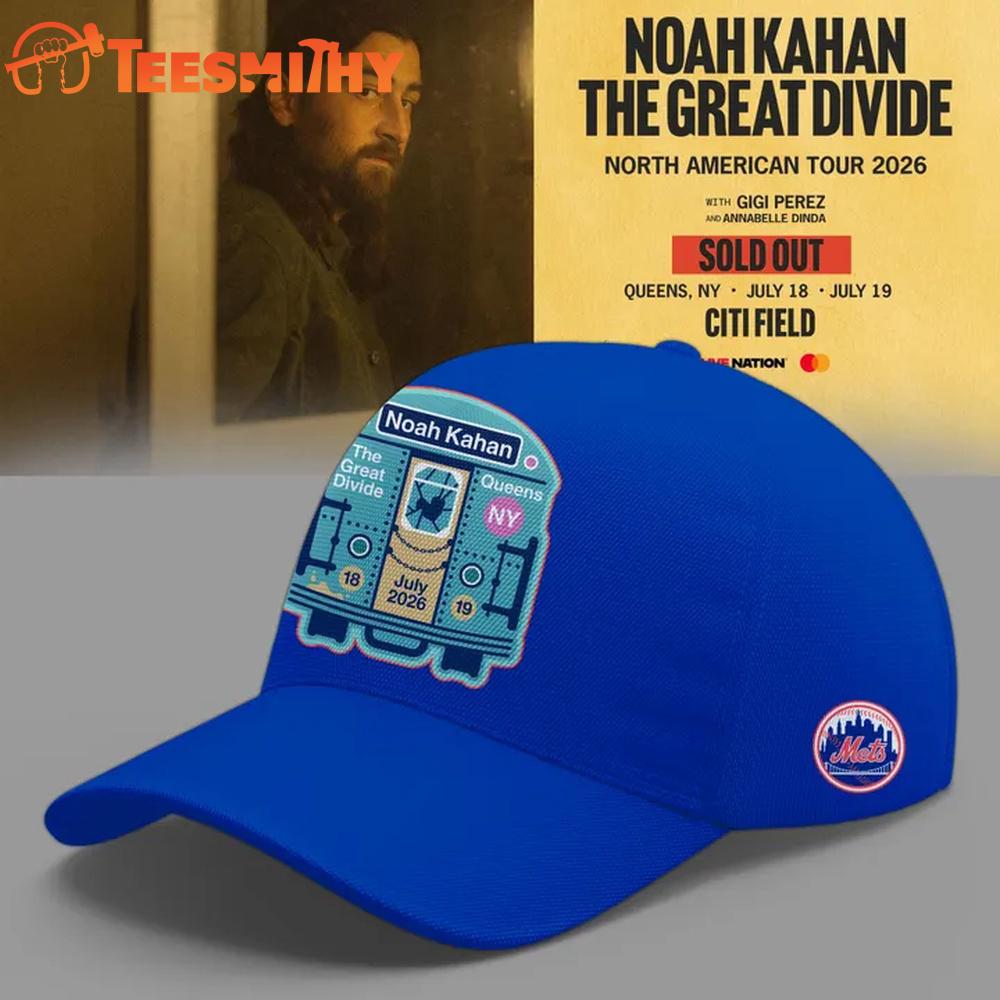 Noah Kahan x New York Mets The Great Divide Tour 2026 Limited Edition Cap