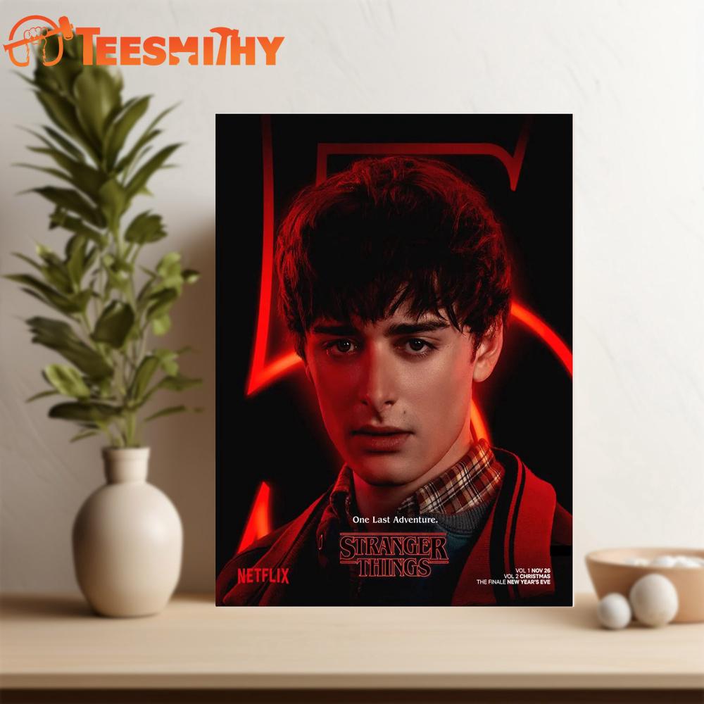 Noah Schnapp One Last Adventure Stranger Things 5 Vol 1 Nov 26 Vol 2 Christmas The Finale New Years Eve Art Poster Canvas