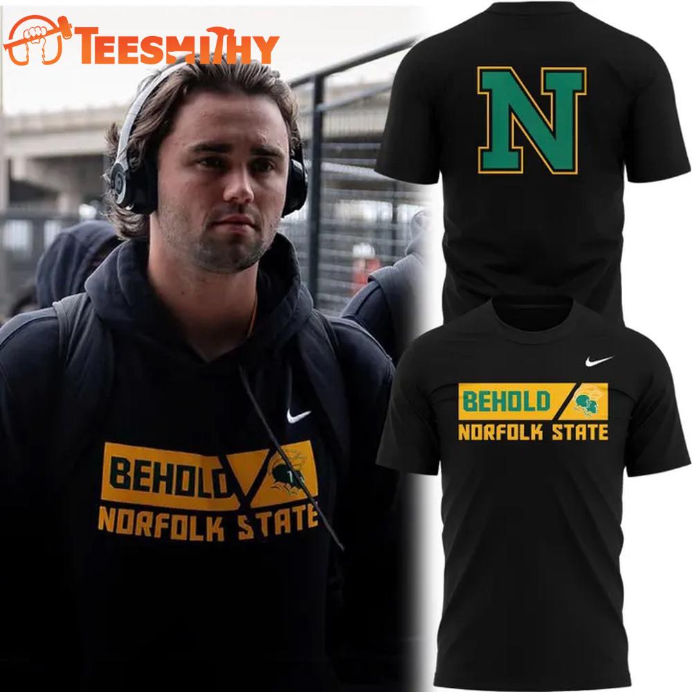 Norfolk State Spartans Football Behold the Green And Gold T Shirt Norfolk State Spartans Football Behold the Green And Gold T Shirt