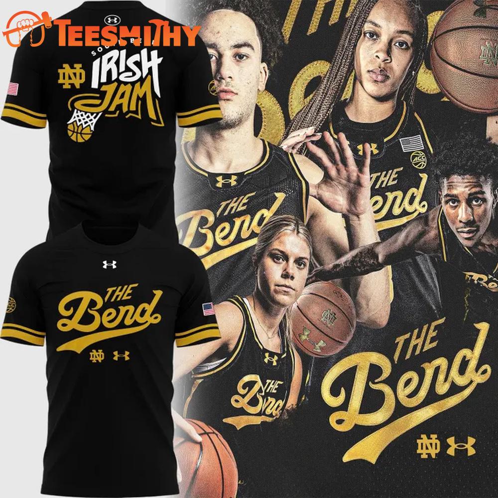 Notre Dame Fighting Irish 2025 The Bend Uniform 3D Shirt Notre Dame Fighting Irish 2025 The Bend Uniform 3D Shirt