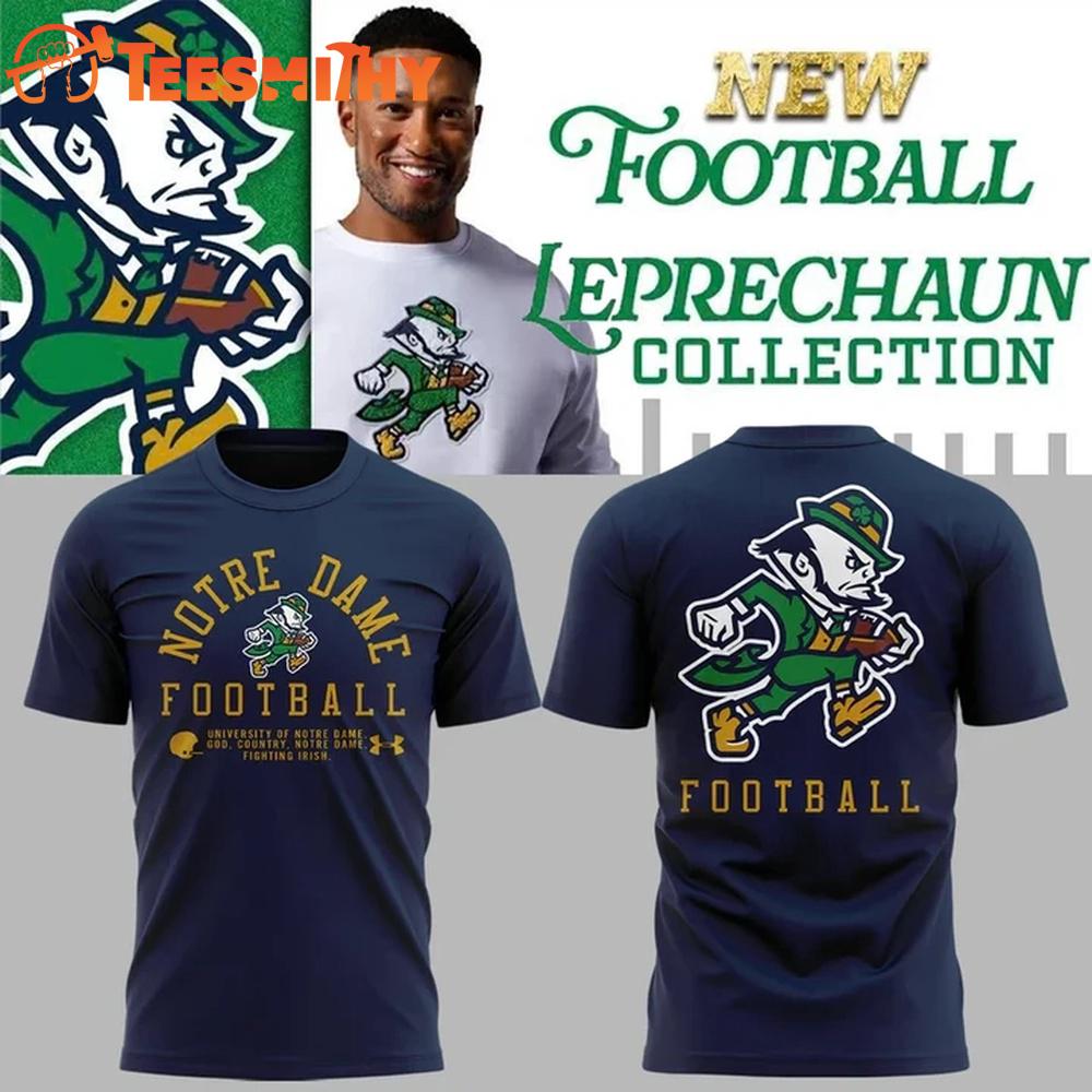 Notre Dame Fighting Irish Football Leprechaun Collection 2025 T Shirt