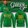 Notre Dame Fighting Irish Football Wear Green All Fight Hoodie
