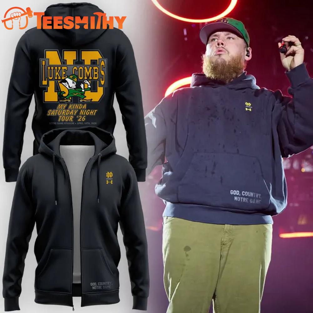 Notre Dame Fighting Irish GOD COUNTRY NOTRE DAME Zip Hoodie