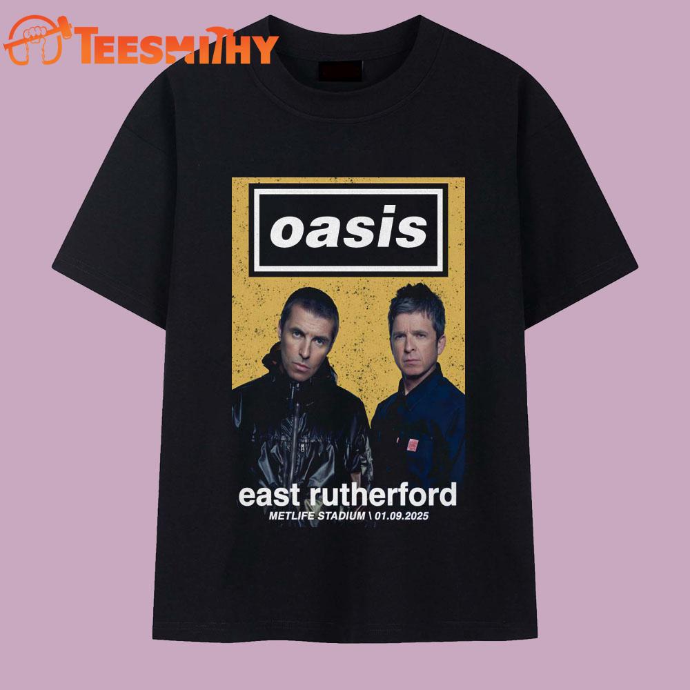 Oasis At MetLife Stadium On September 1 2025 T Shirt Oasis At MetLife Stadium On September 1 2025 T Shirt