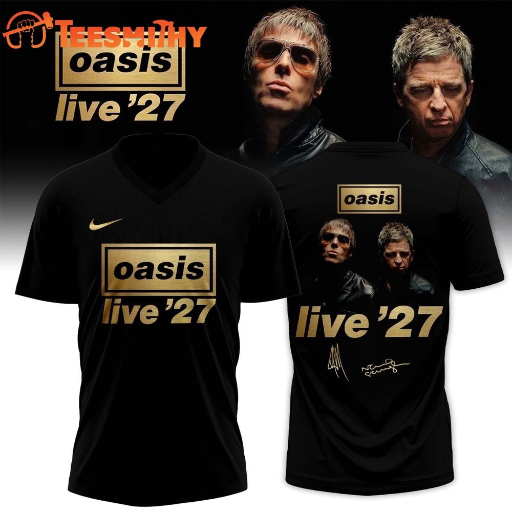 Oasis Live ’27 Limited Edition Signature Black Football Jersey