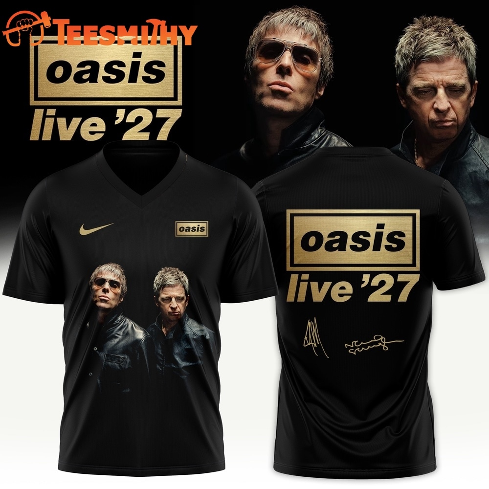 Oasis Live ’27 Limited Edition Signature Graphic Design Football Jersey