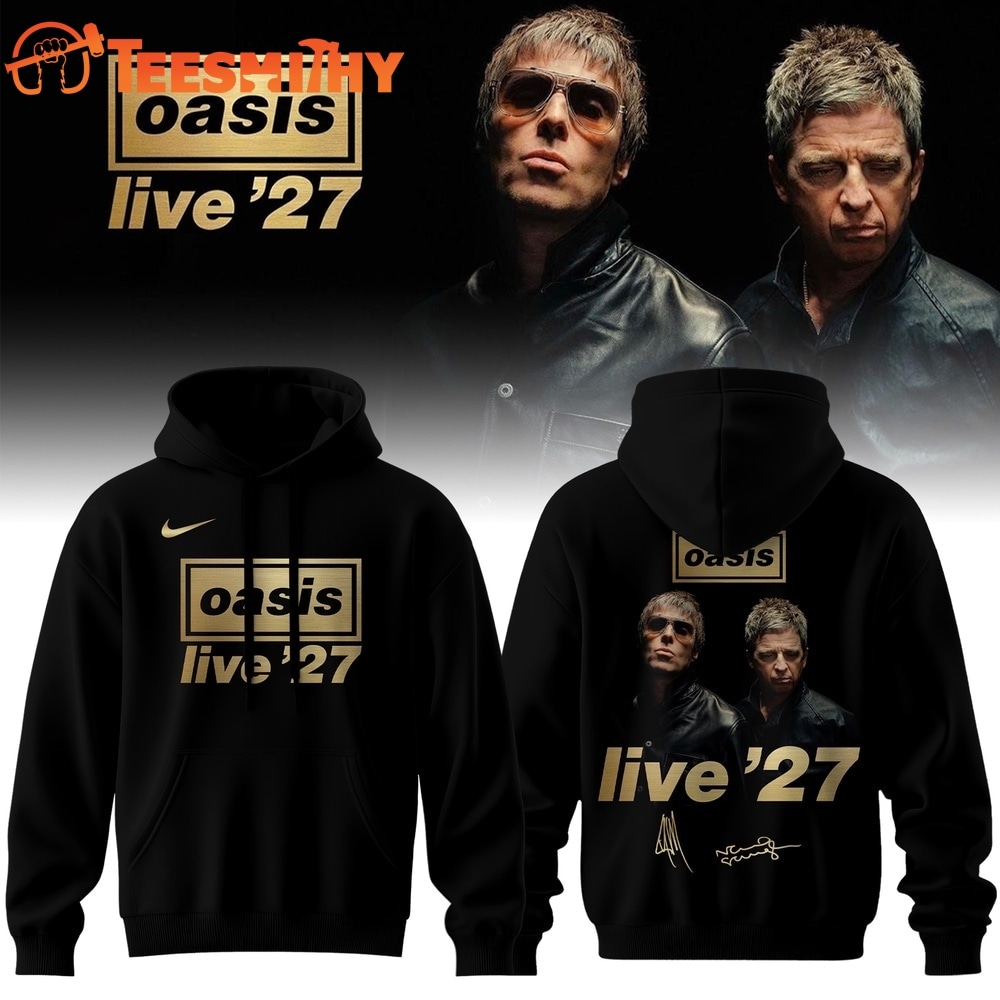 Oasis Live ’27 Limited Edition Signature Graphic Design Hoodie