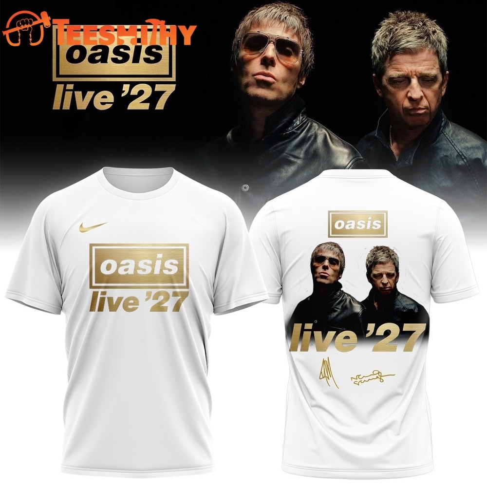 Oasis Live ’27 Limited Edition Signature White T Shirt