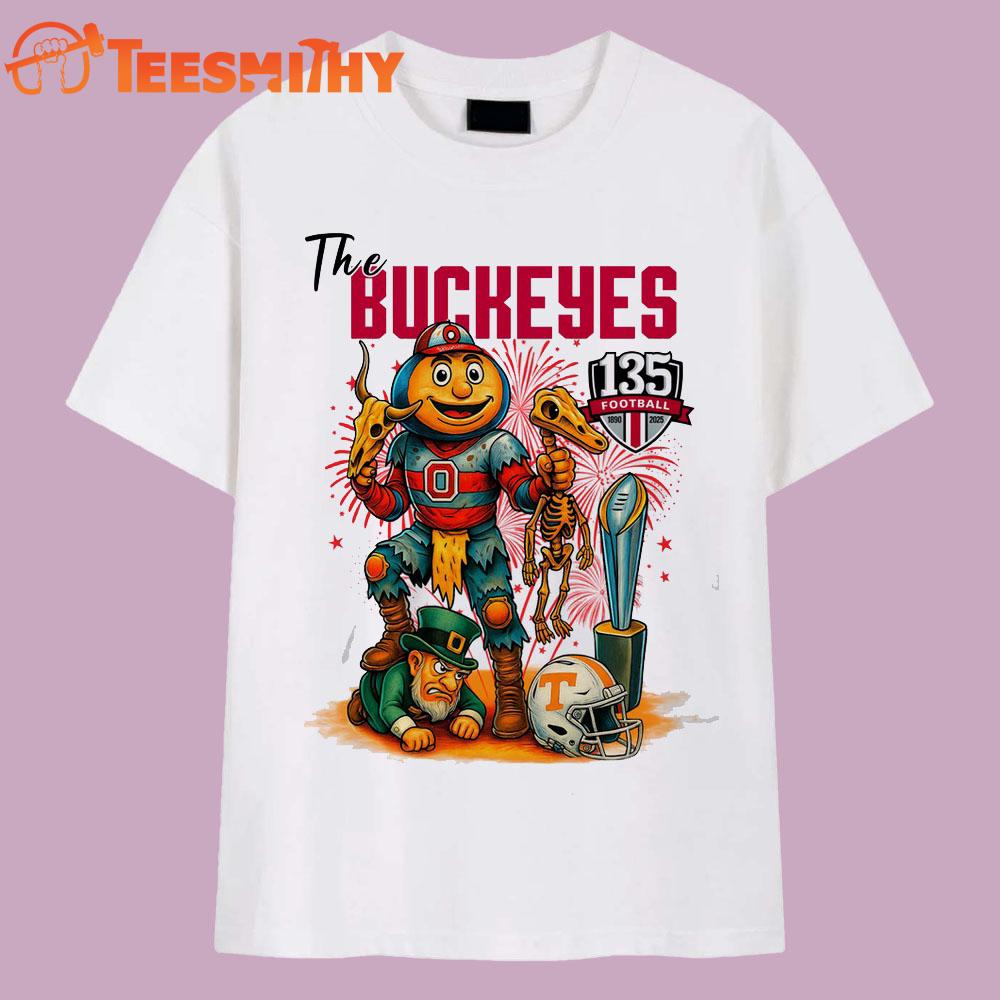 Ohio State Buckeyes Football 135 Season 2025 T Shirt Ohio State Buckeyes Football 135 Season 2025 T Shirt
