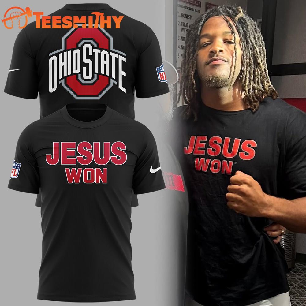 Ohio State Buckeyes Football Jesus Won T Shirt