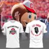 Ohio State Buckeyes x Lee Corso White 3D Shirt