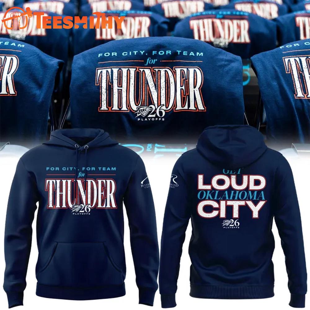 Oklahoma City Thunder Playoffs 2026 Game 2 Hoodie